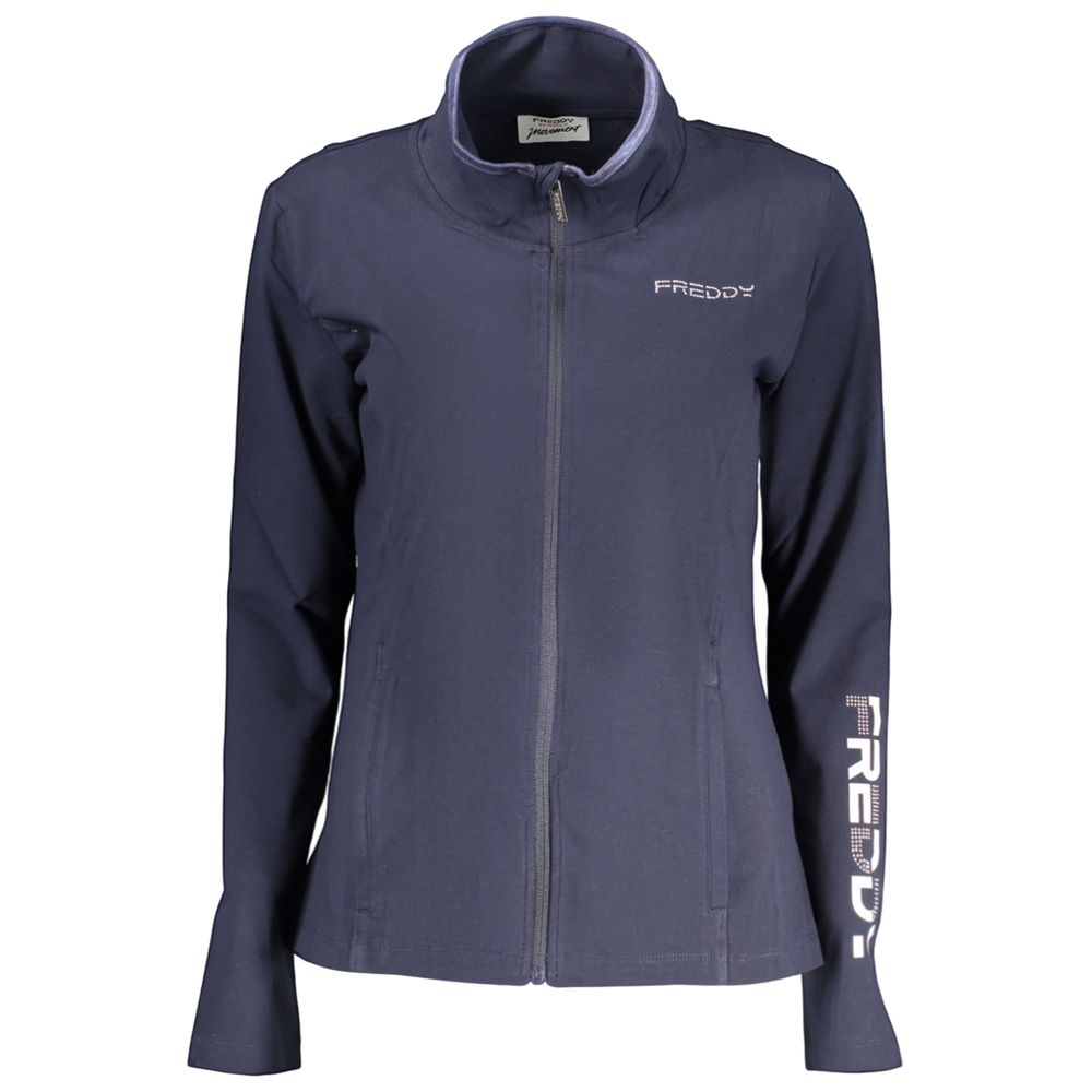 Freddy Blue Cotton Women's Sweatshirt