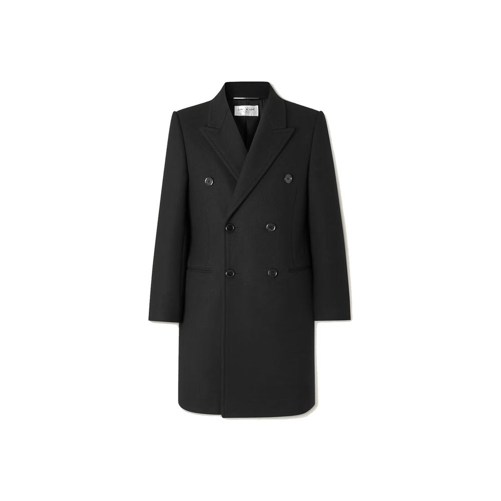 Saint Laurent Black Wool False