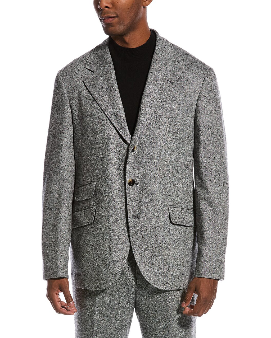 Brunello Cucinelli Gray Fibres Clothing