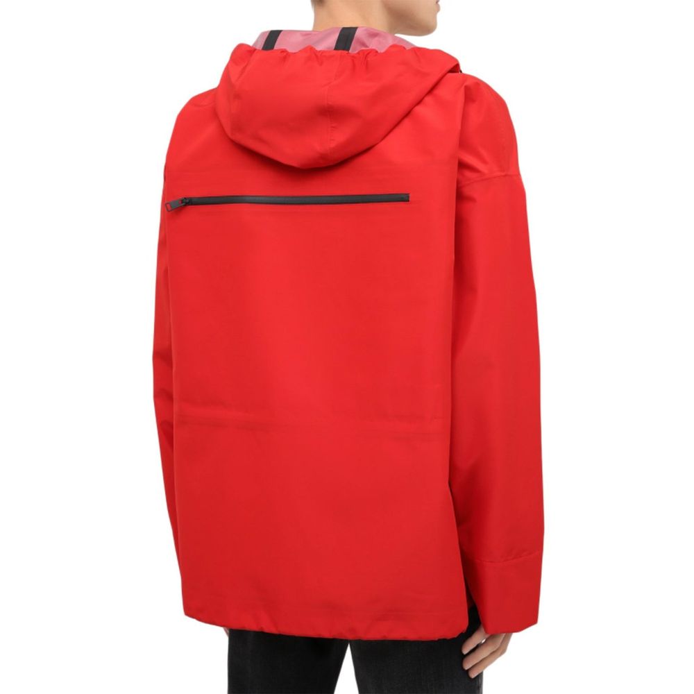 Bottega Veneta Red Performance Nylon Packable Jacket
