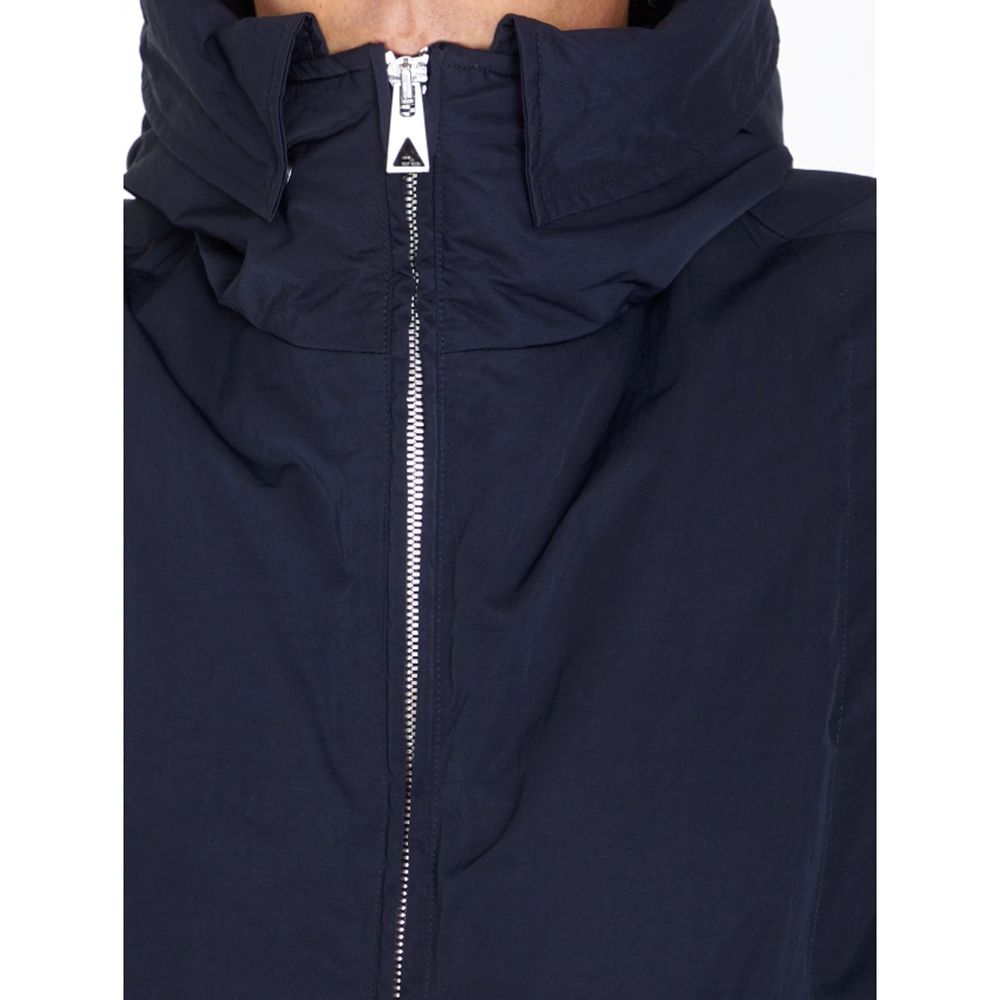 Bottega Veneta Dark Navy Technical Nylon Down Jacket