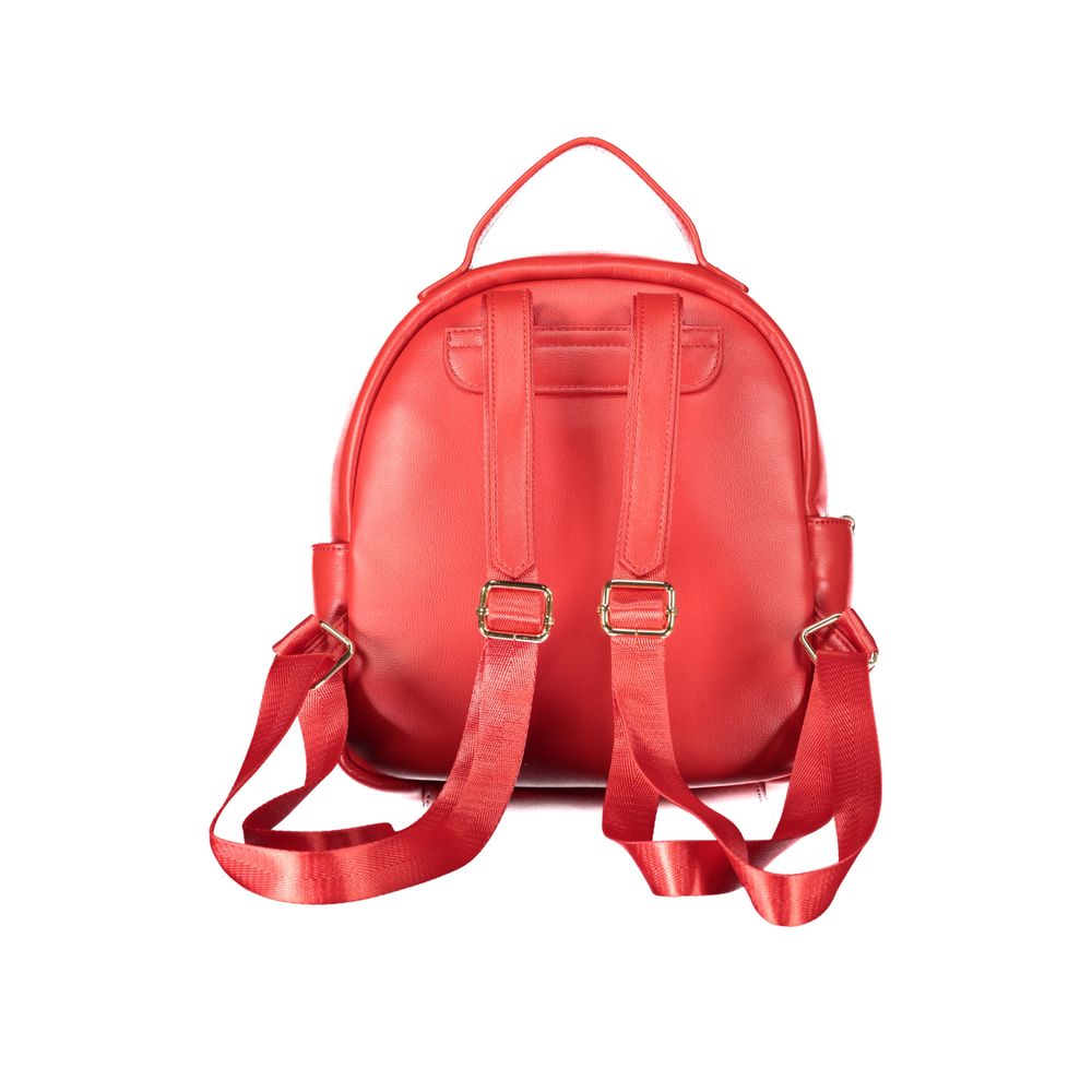 Mario Valentino Rosso Women's Backpack with External Pockets