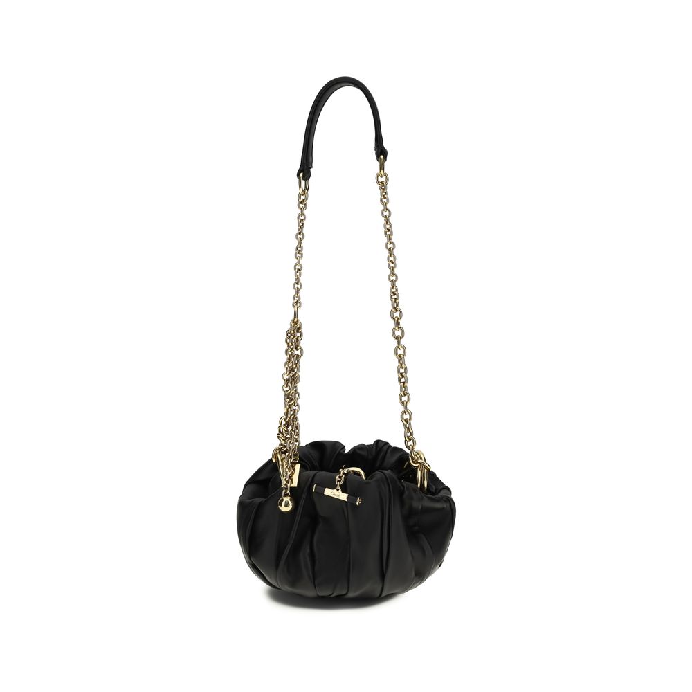 Chloé Black Aries Aries Shoulder Bag