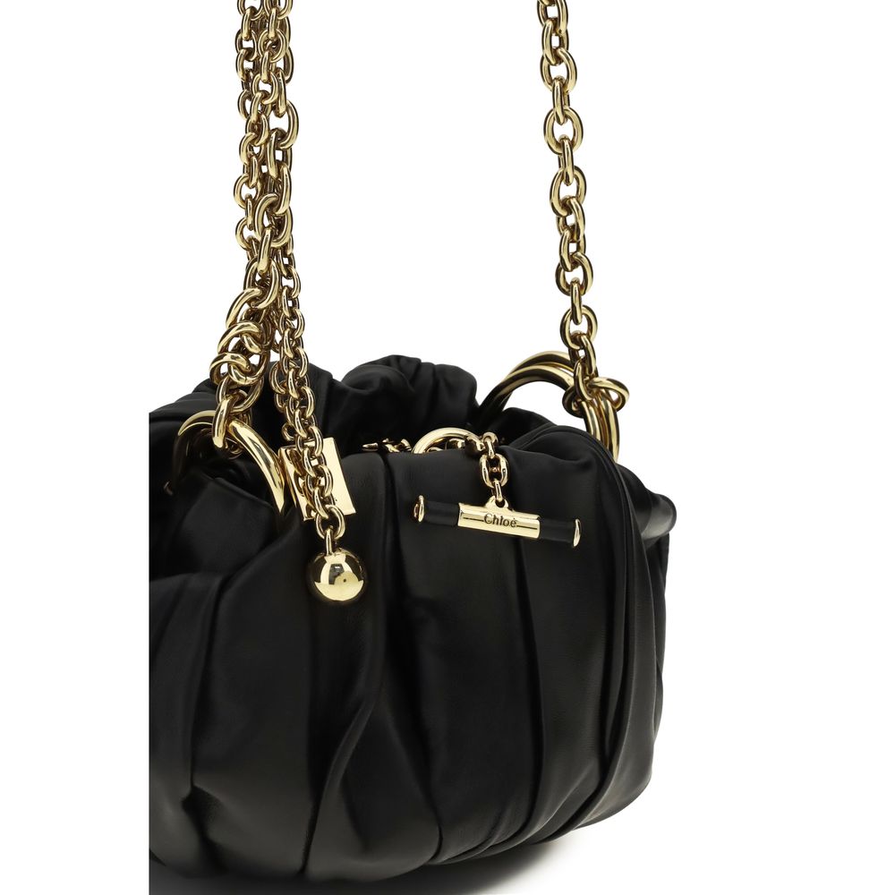 Chloé Black Aries Aries Shoulder Bag