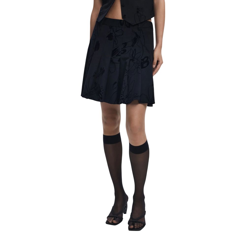 Desigual Black Mini Skirt