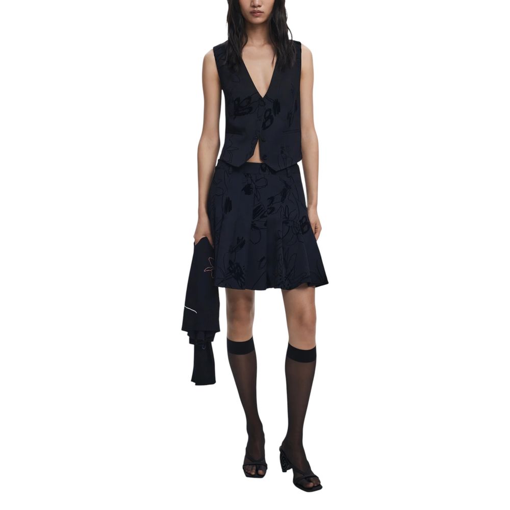 Desigual Black Mini Skirt