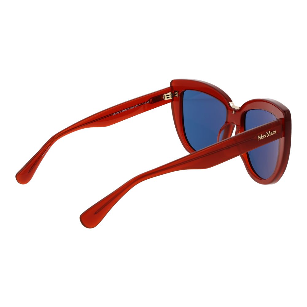Max Mara Red Acetate Sunglasses