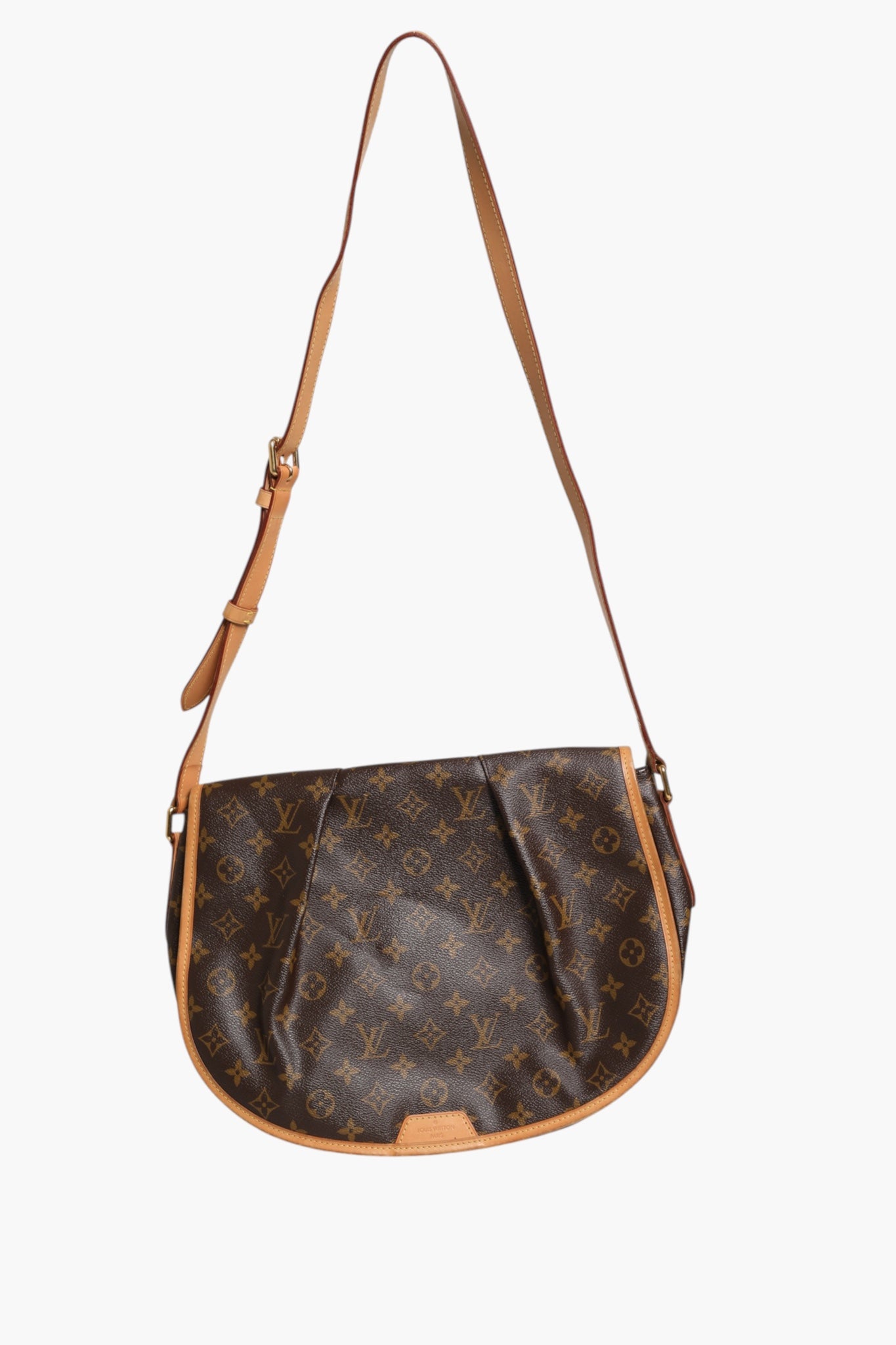Pre-Owned Louis Vuitton Monogram Canvas Menilmontant MM Brown  Women's AB (Very Good — between Lightly Used and Used)