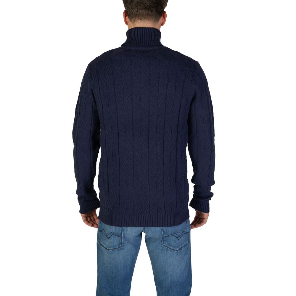 In My Hood Blue Turtleneck