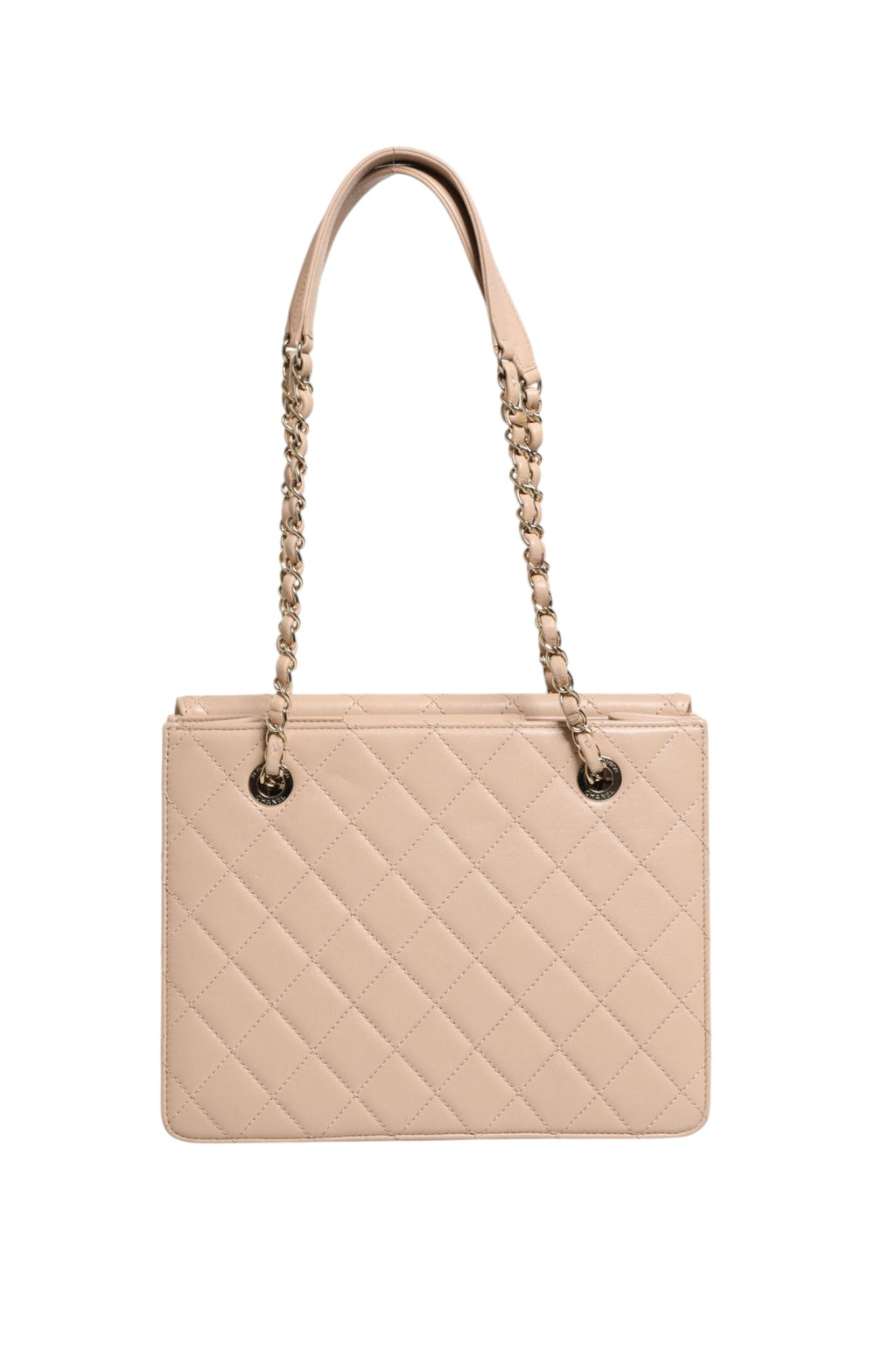 Chanel Powder Pink Quilted Leather Beauty Lock Flap Bag