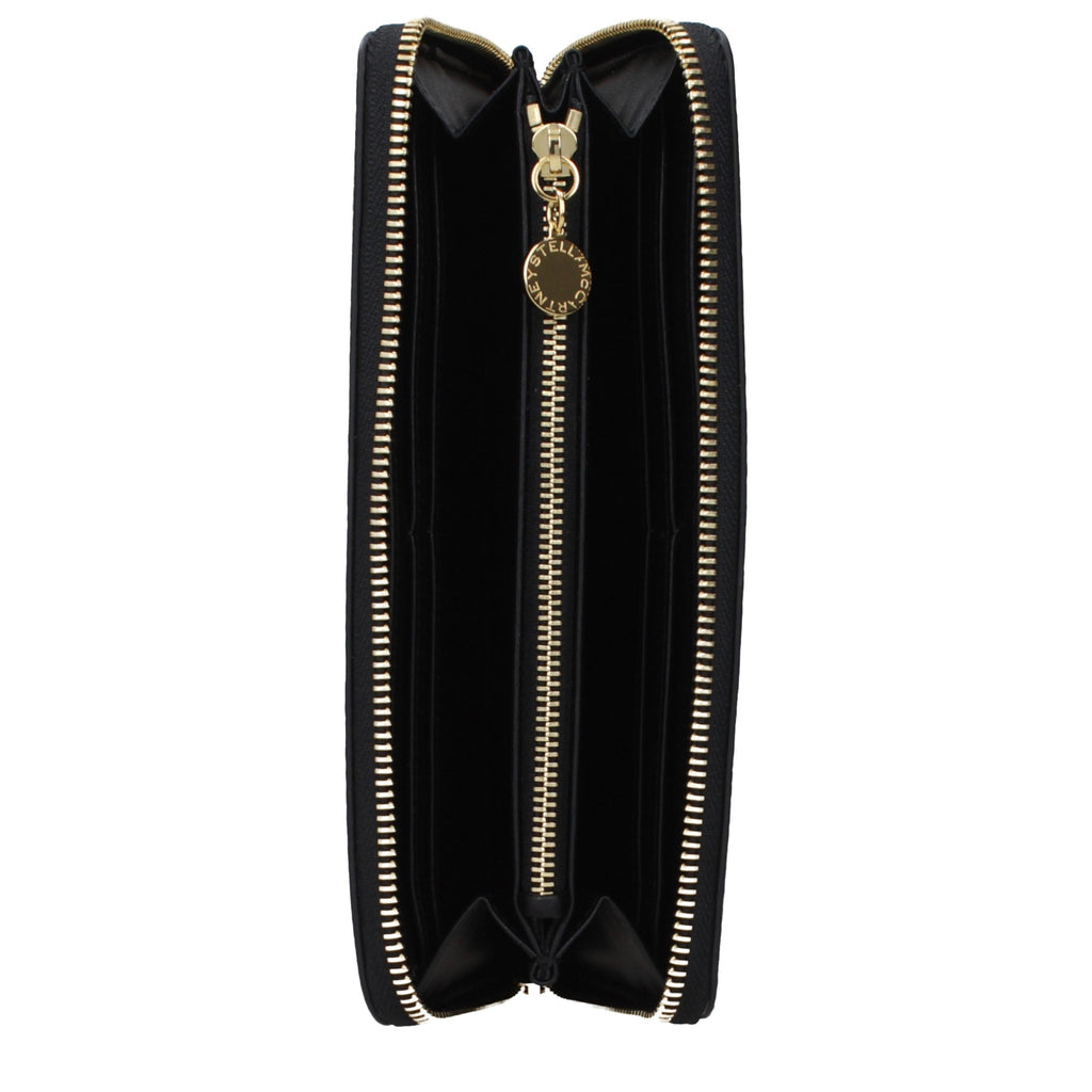 Stella McCartney Black Leather Wallet