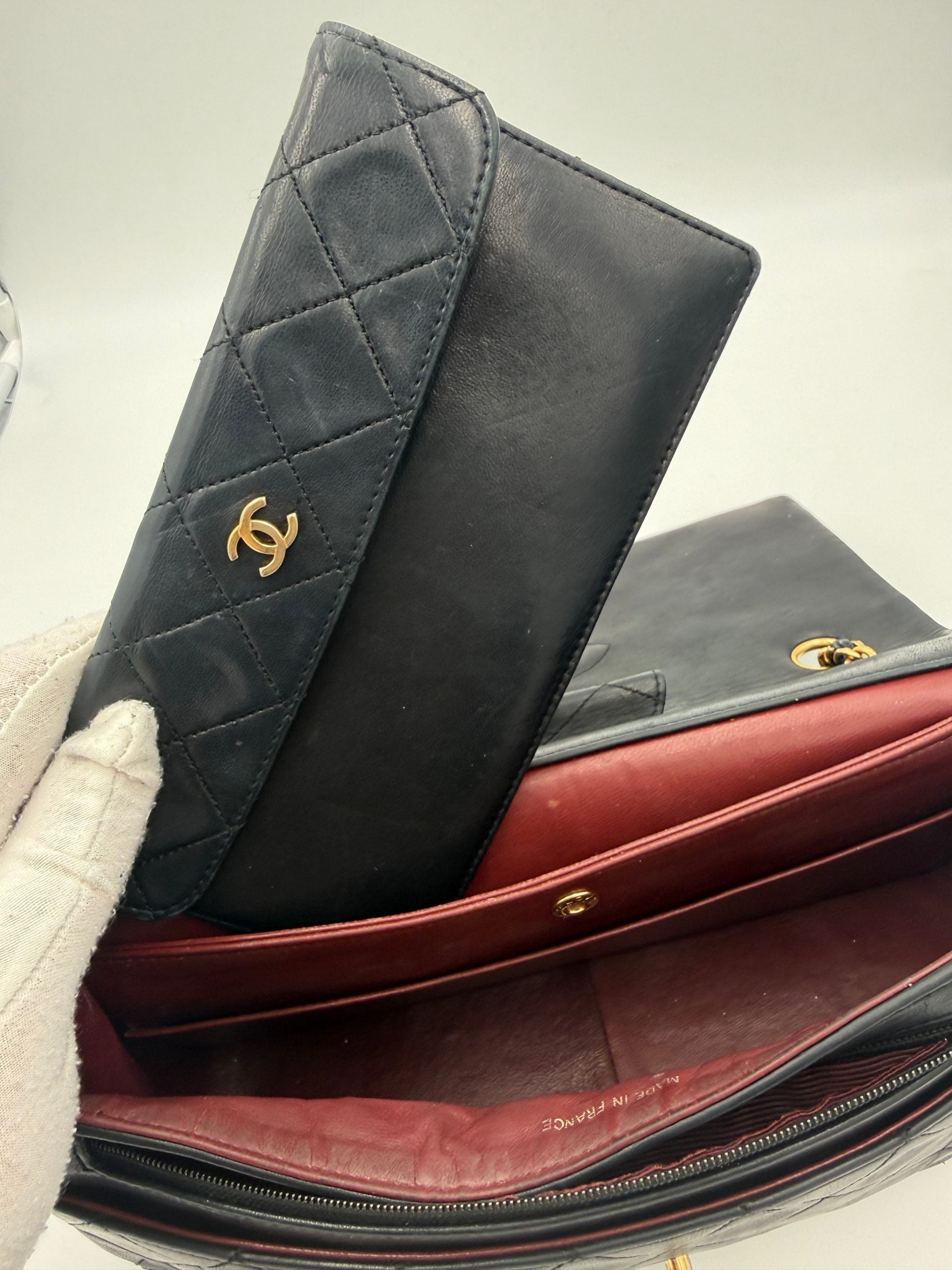 Chanel Black Leather Classic Flap Bag