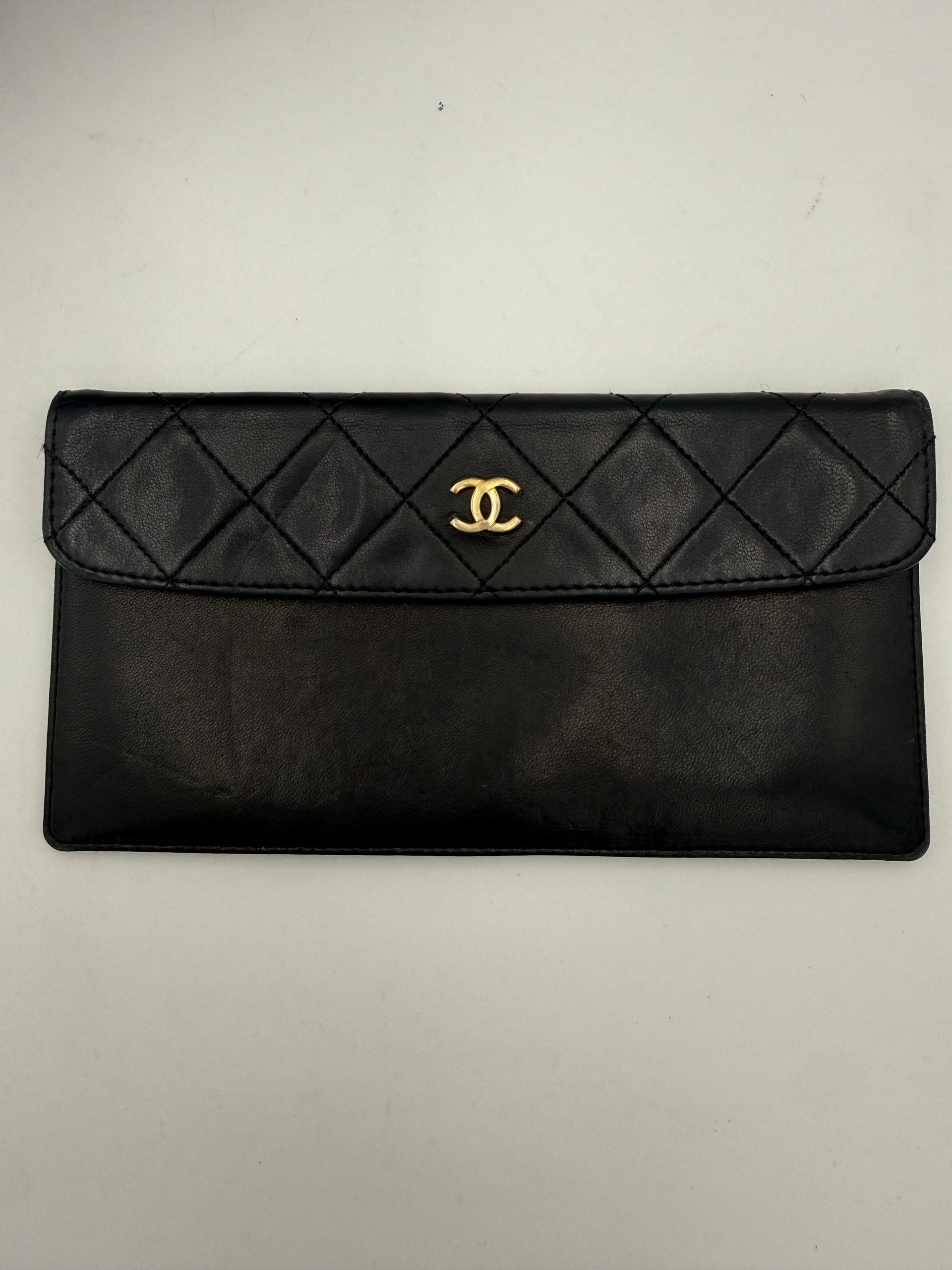 Chanel Black Leather Classic Flap Bag