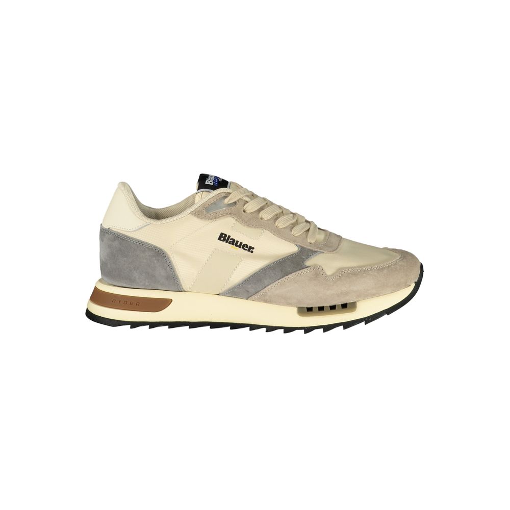 Blauer Beige Mens Sneaker