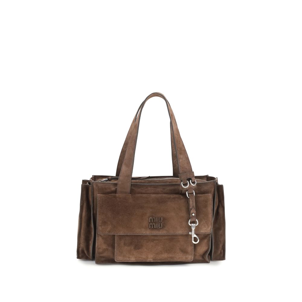 Miu Miu Brown Leather Shoulder Bag