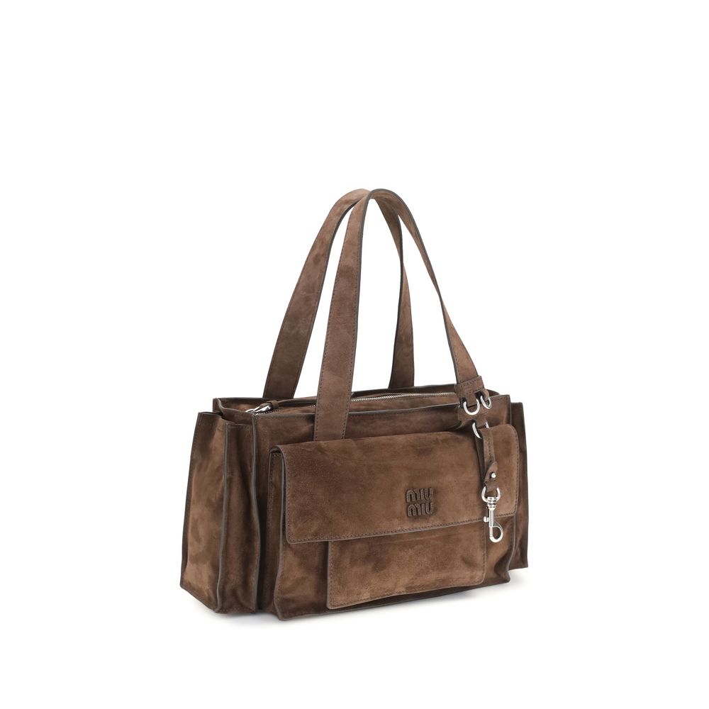 Miu Miu Brown Leather Shoulder Bag