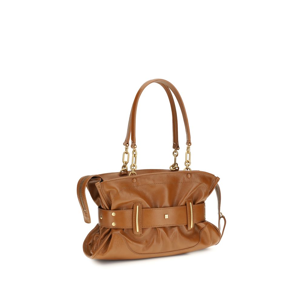Balmain Brown Leather Handbag