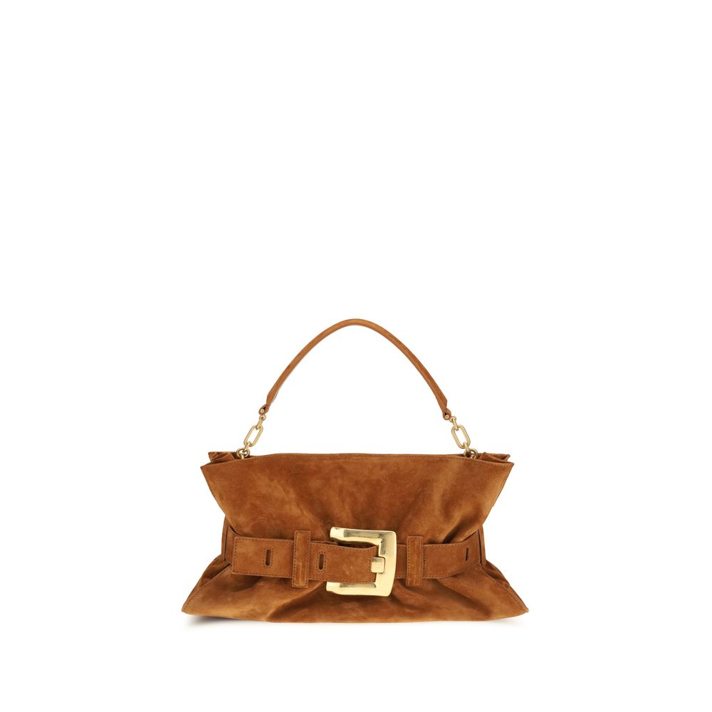 Balmain Brown Leather Handbag