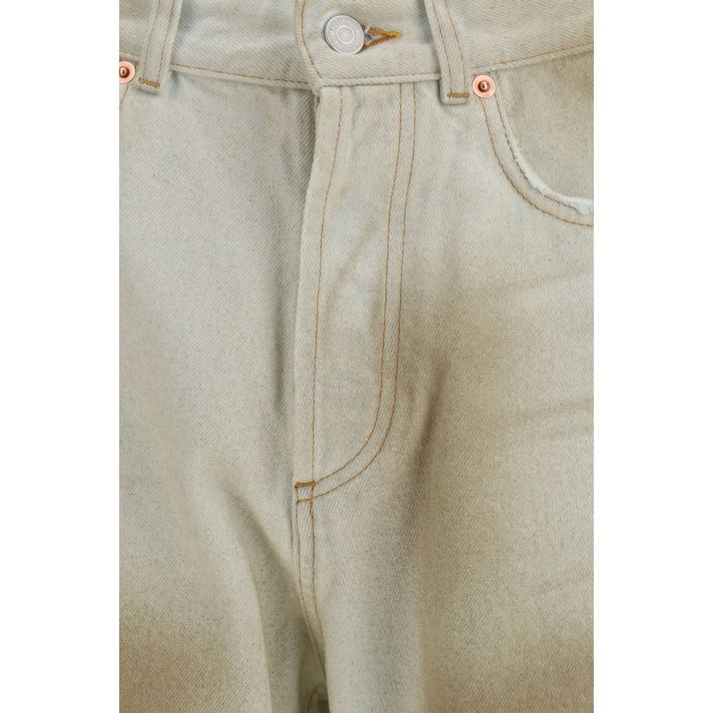 Magliano Beige Cotton Jeans Denim