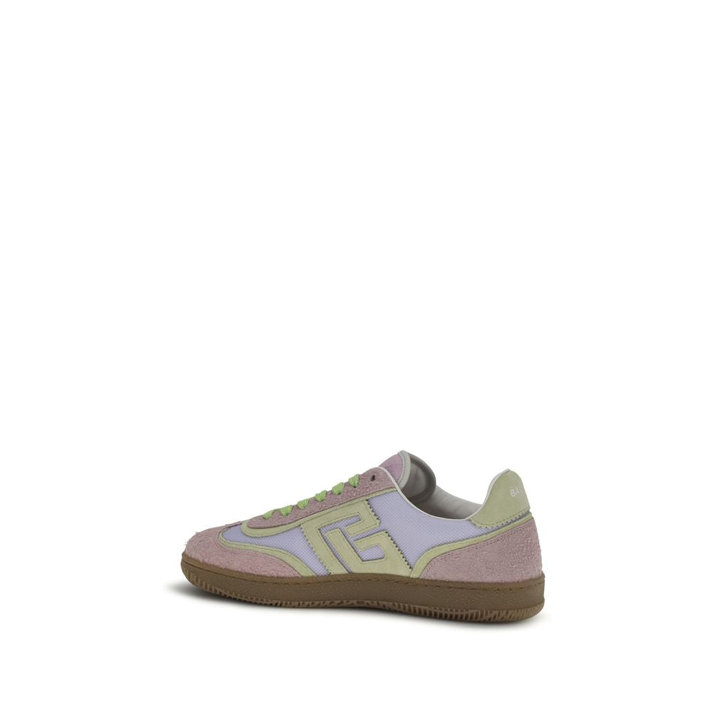 Balmain Multicolor Leather Athletic Sneakers