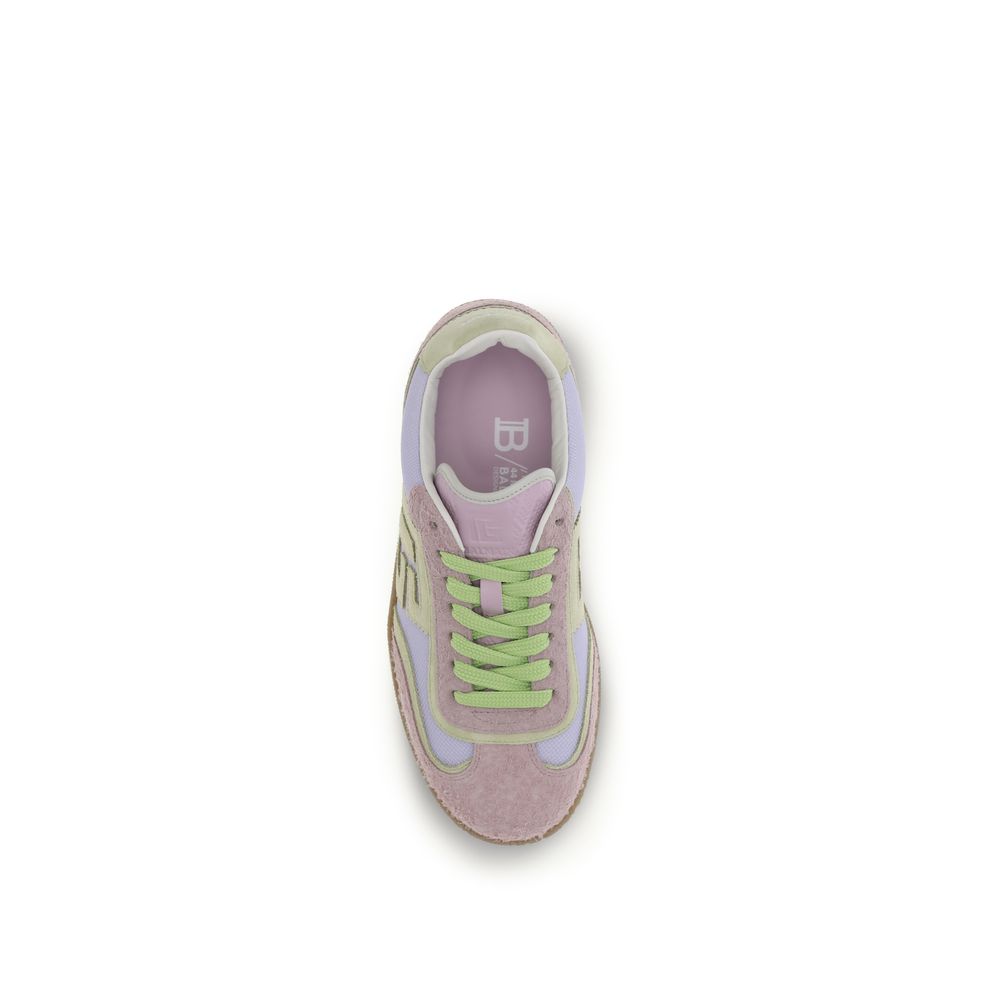 Balmain Multicolor Leather Athletic Sneakers