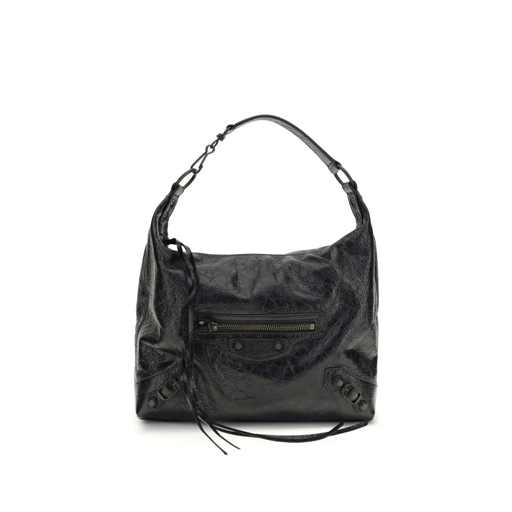 Balenciaga Black Aries Aries Shoulder Bag