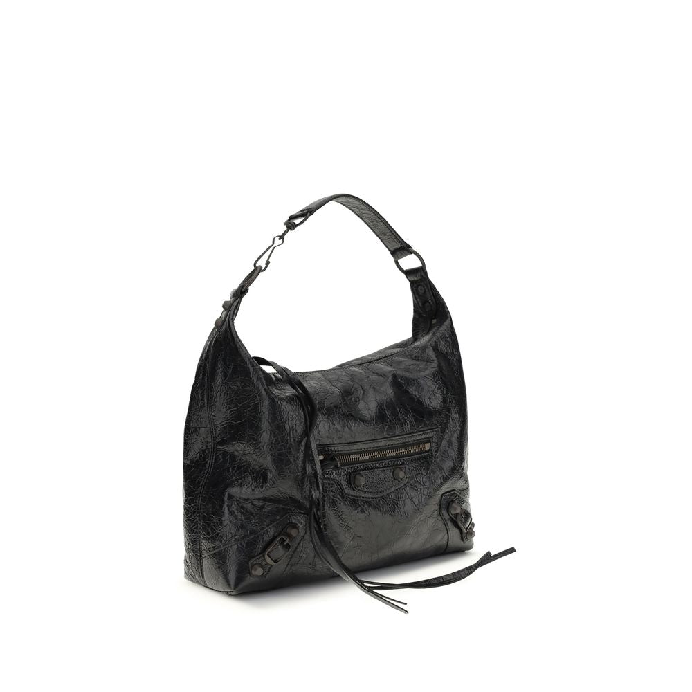 Balenciaga Black Aries Aries Shoulder Bag