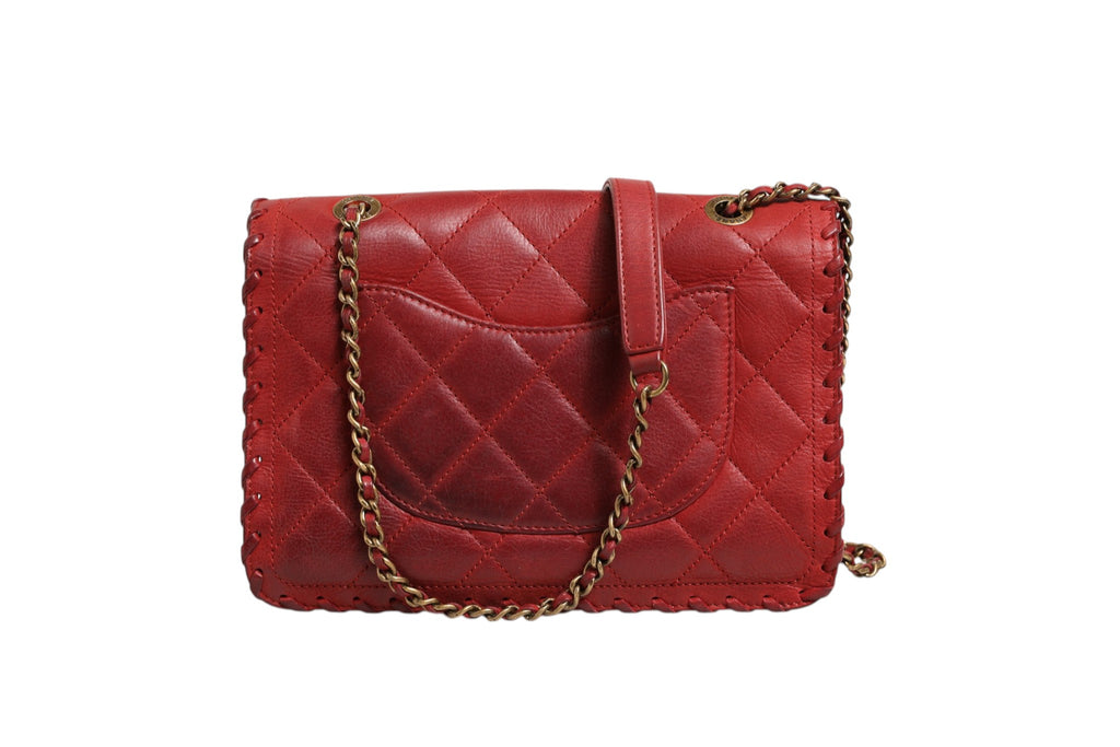 Chanel Mini Red Happy Stitch Flap Bag