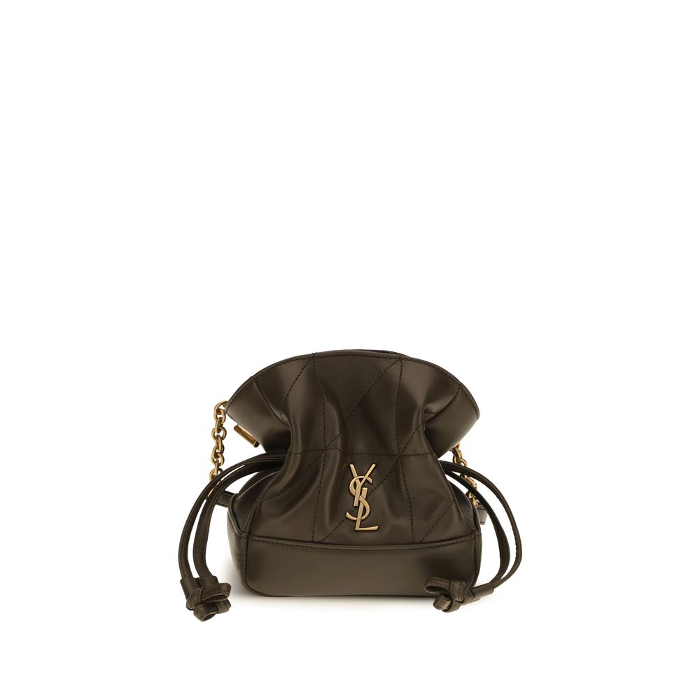 Saint Laurent Bicolor Aries Aries Clutch Bag