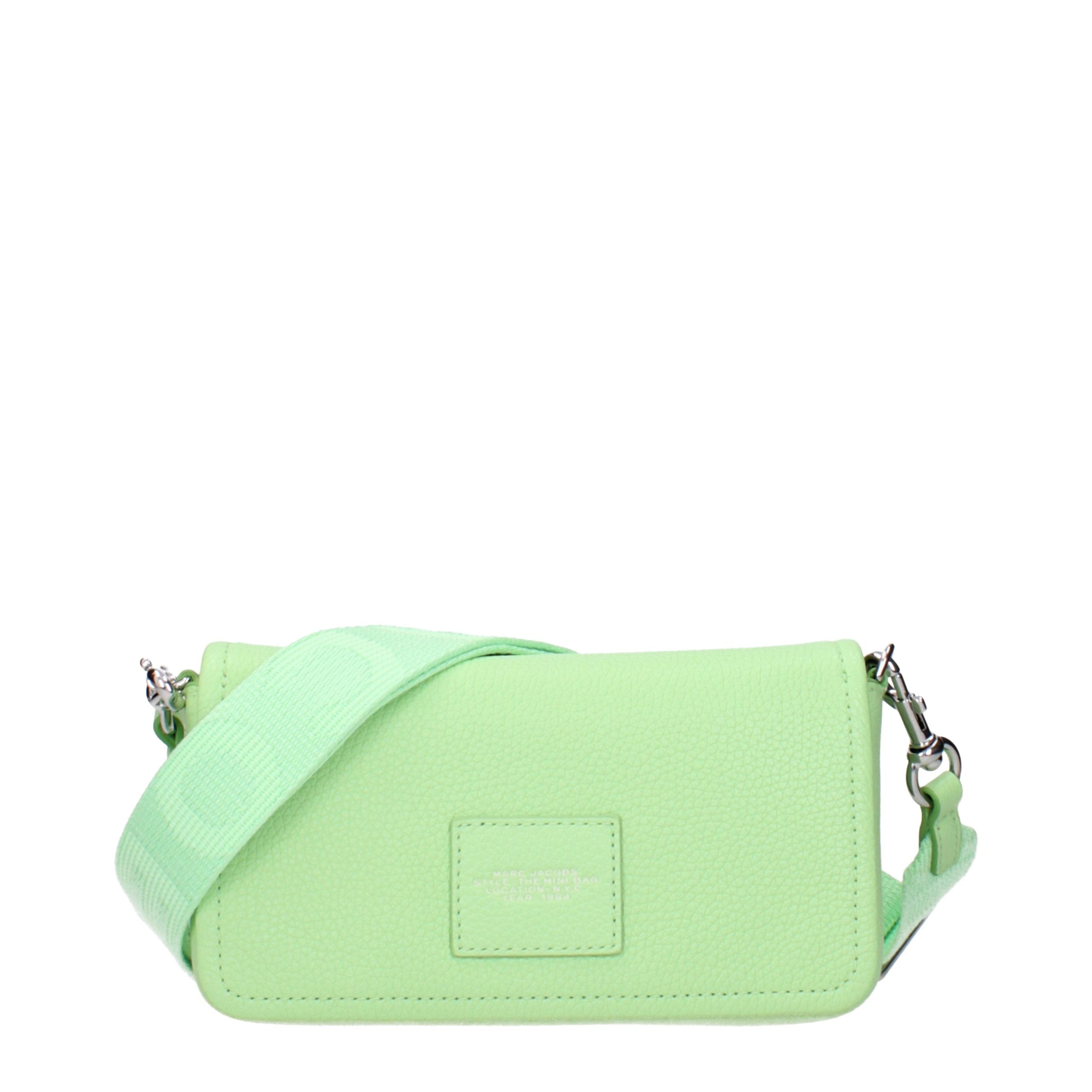 Marc Jacobs Mint Green Leather Cross-Body Bag