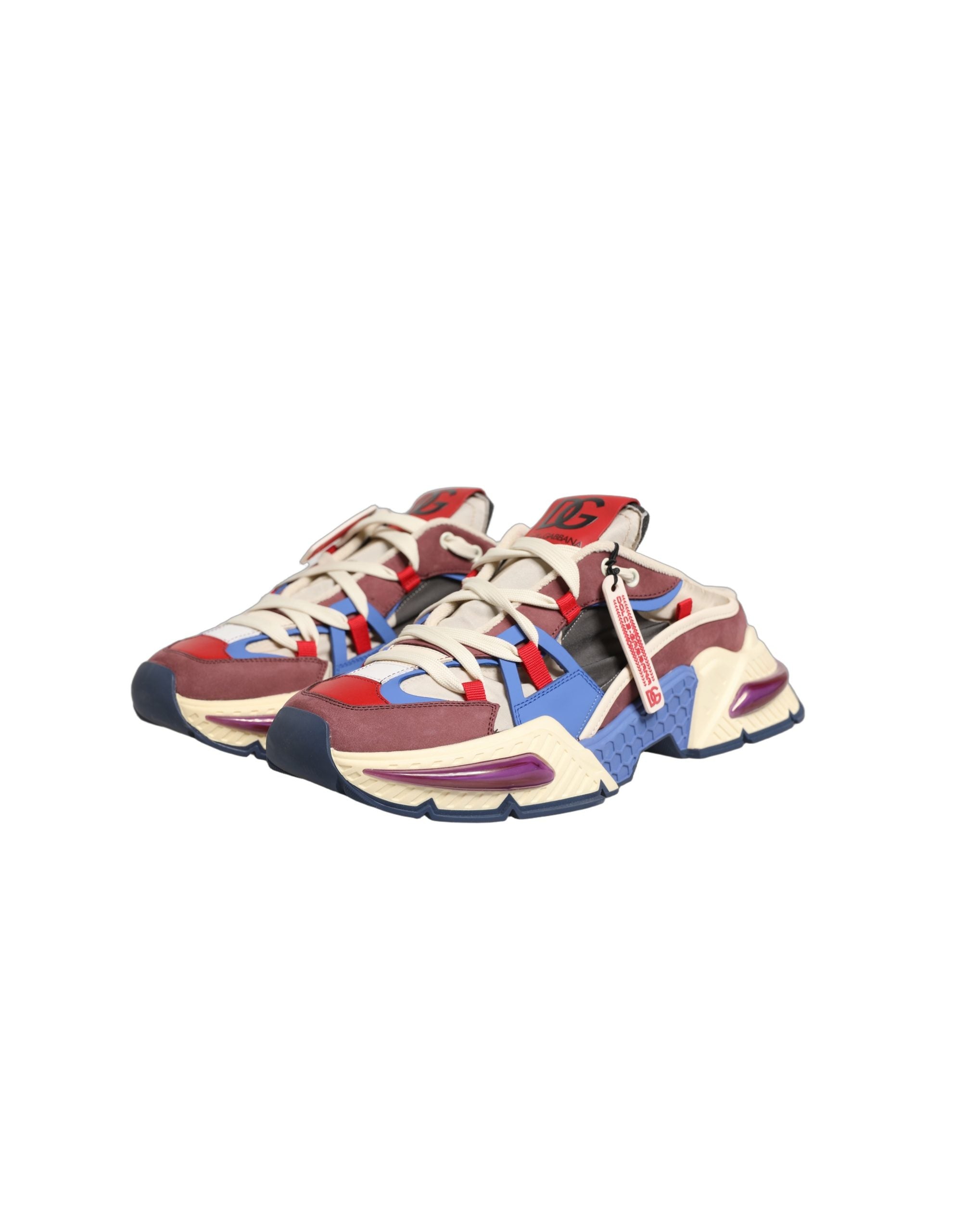 Dolce & Gabbana Multicolor Low Top Airmaster Men Sneakers Shoes