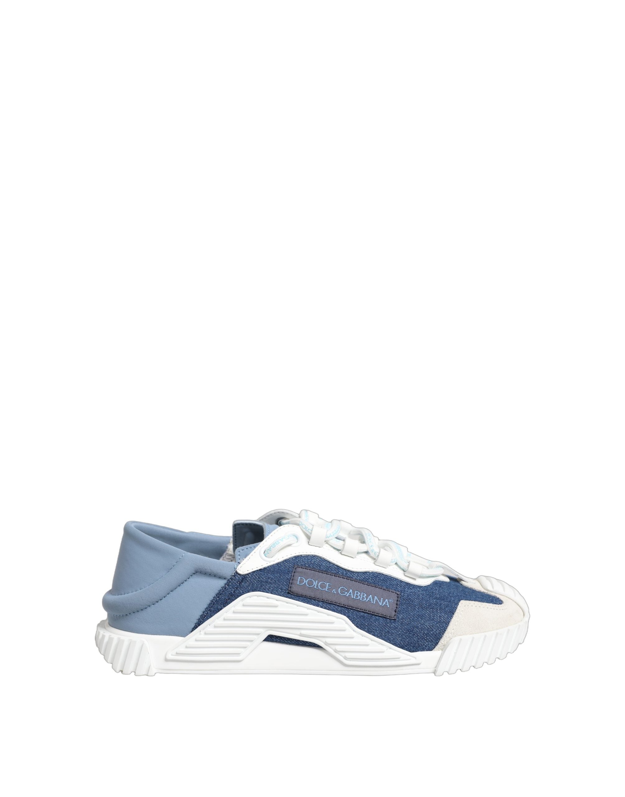 Dolce & Gabbana Blue White Low Top NS1 Sneakers Shoes