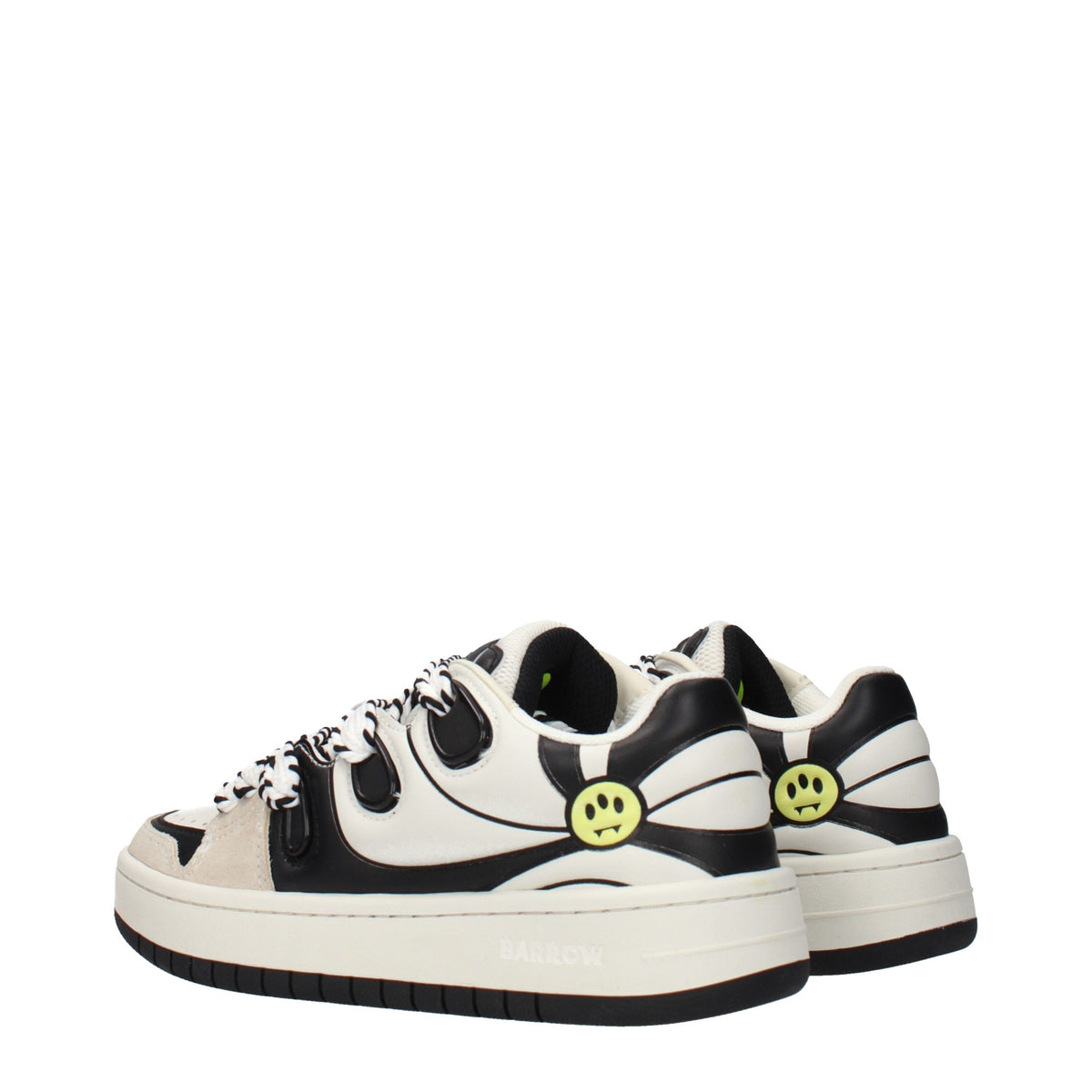 Barrow Beige Leather Sneakers
