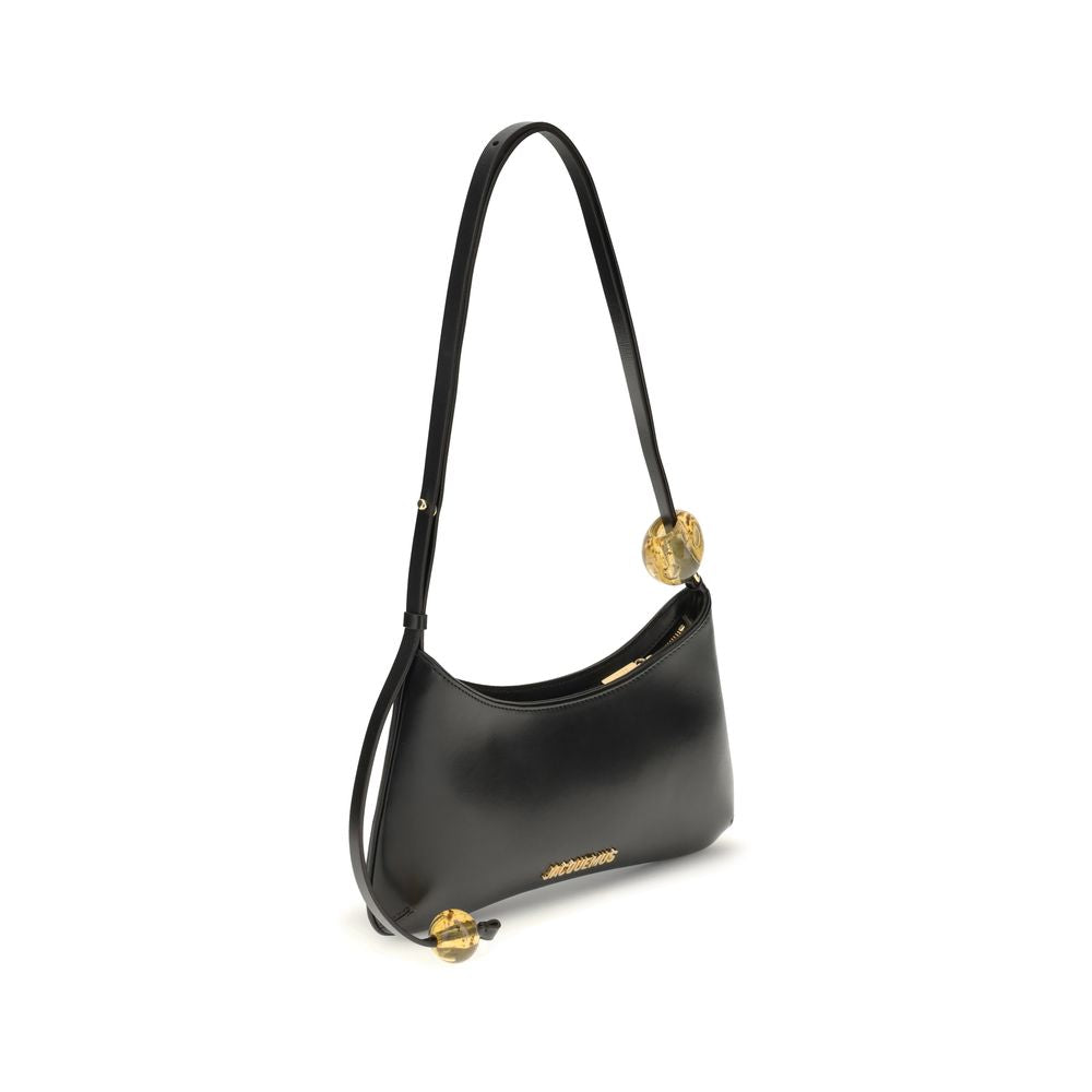 Jacquemus Black Leather Shoulder Bag
