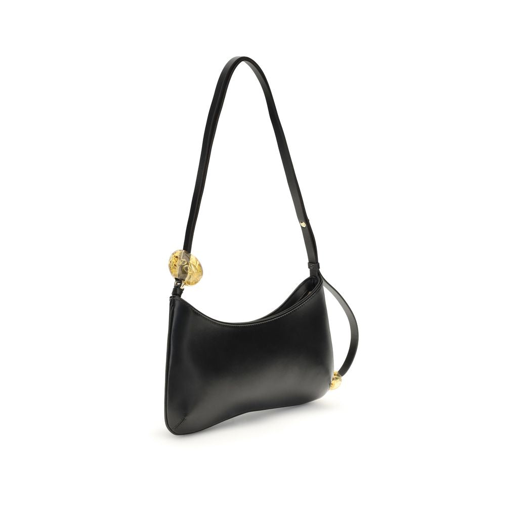Jacquemus Black Leather Shoulder Bag