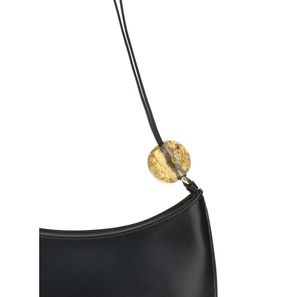 Jacquemus Black Leather Shoulder Bag