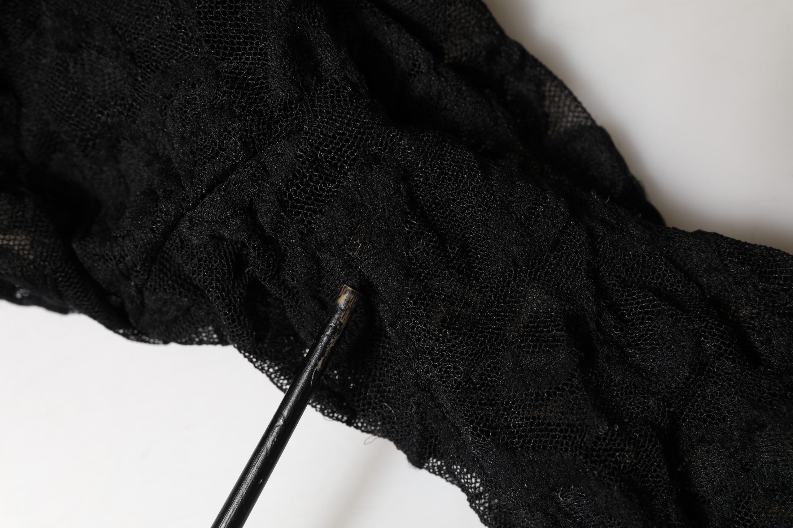 Dolce & Gabbana Black Floral Lace Turtle Neck Long Sleeve Top