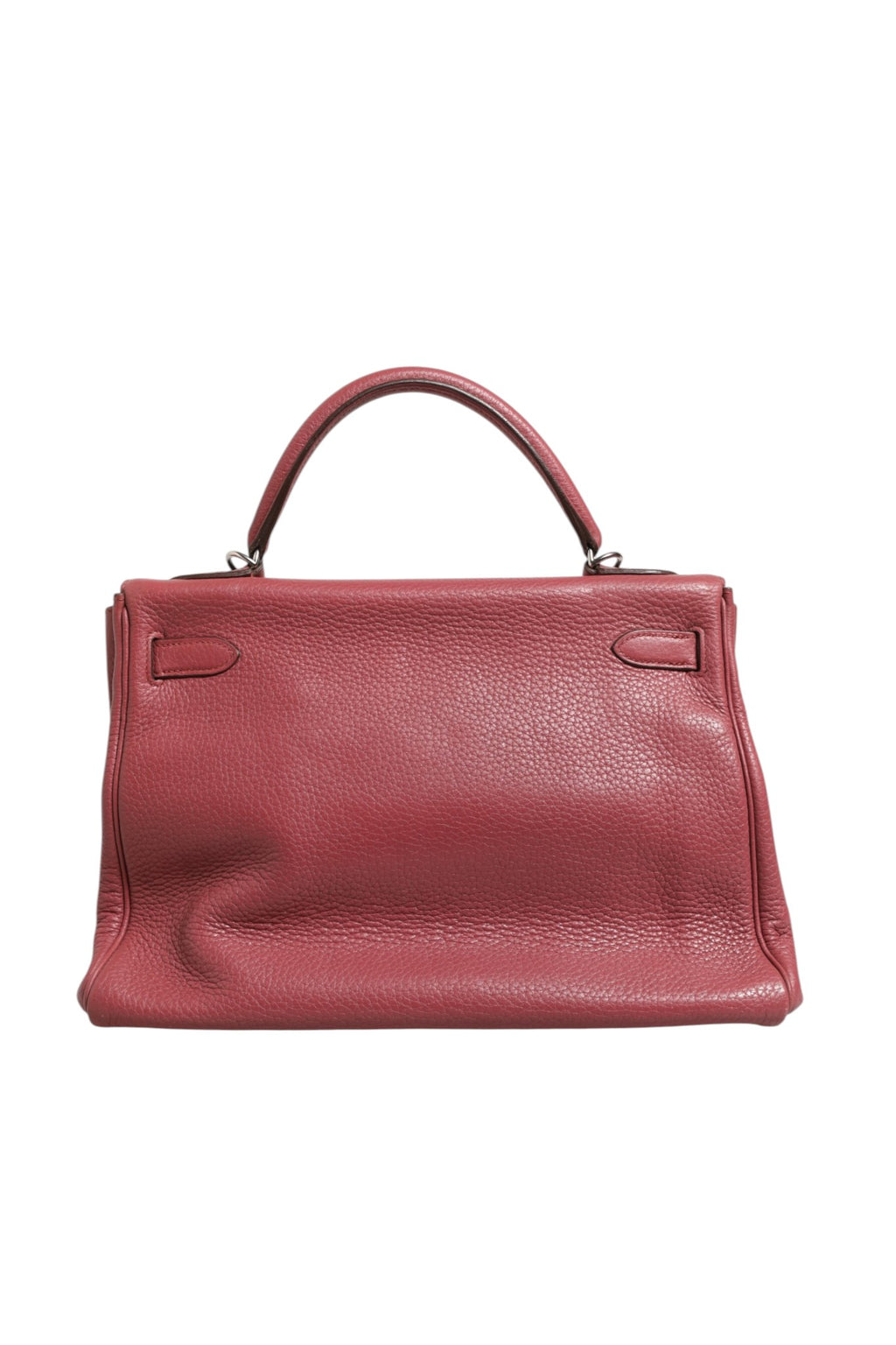 Hermès Bois de Rose Clemence Kelly 32 Retourne Handbag