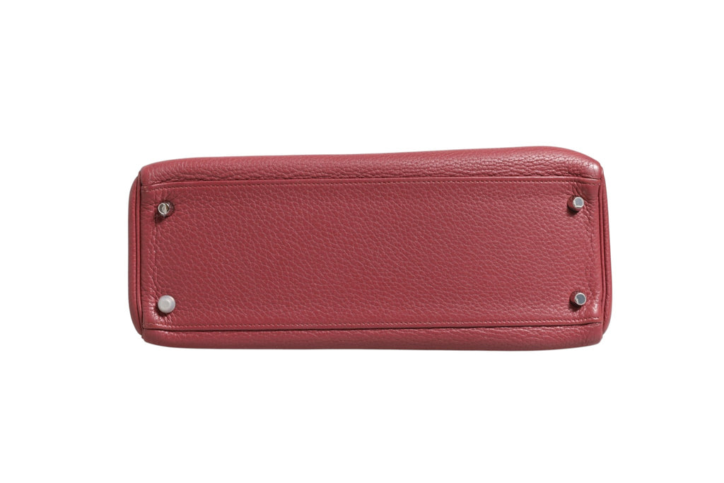 Hermès Bois de Rose Clemence Kelly 32 Retourne Handbag