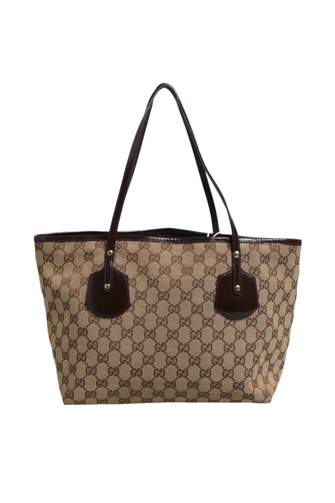 Gucci 28 Medium Beige Canvas Jolie Charm Tote Bag