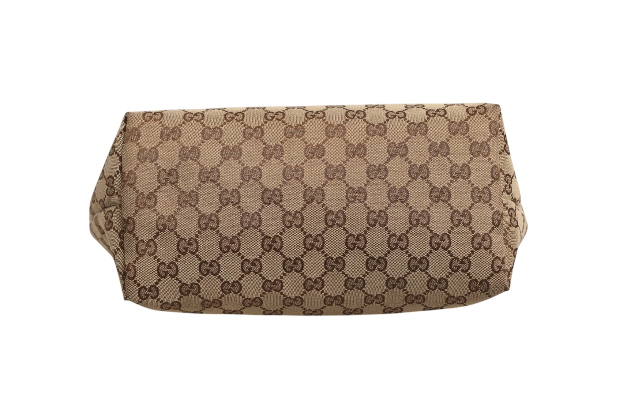 Gucci 28 Medium Beige Canvas Jolie Charm Tote Bag
