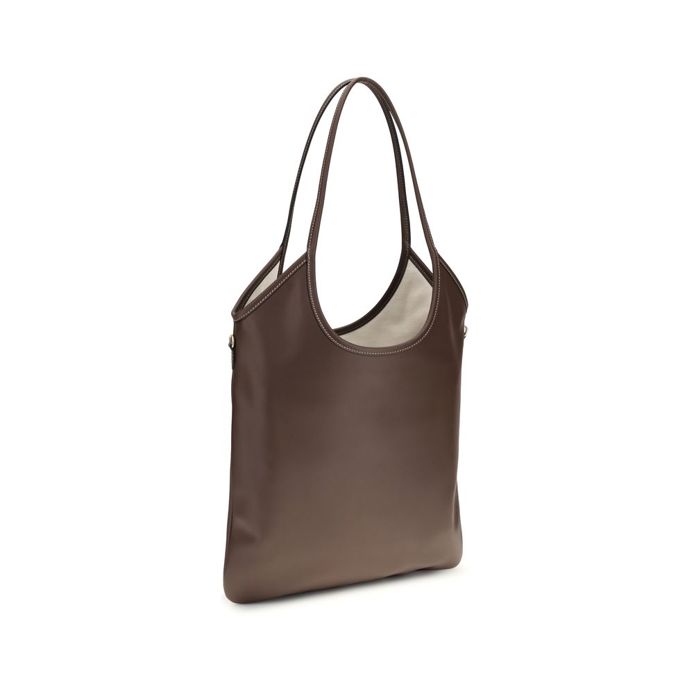 Miu Miu Brown Leather Shoulder Bag