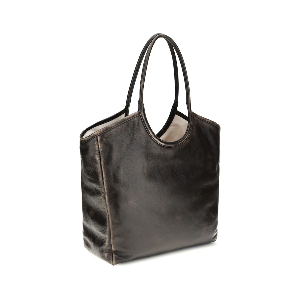 Miu Miu Brown Leather Shoulder Bag