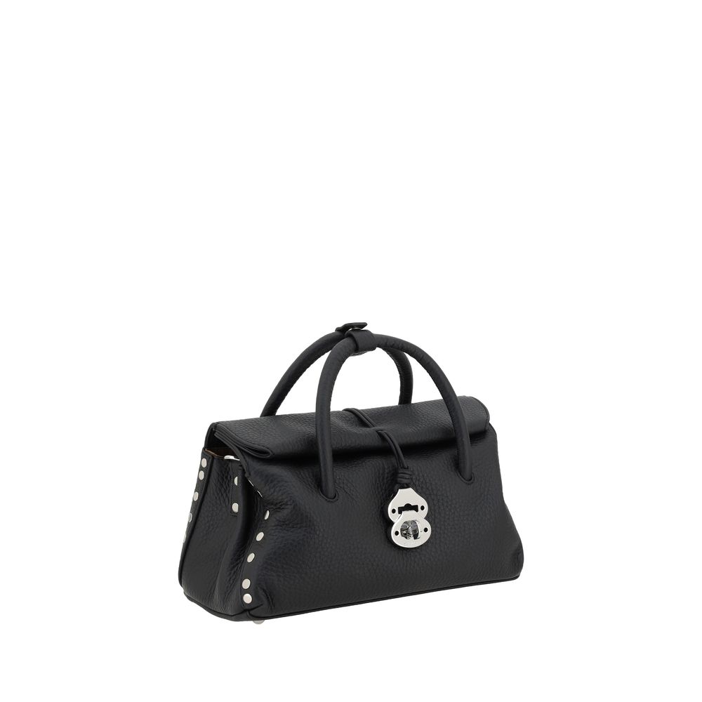 Zanellato Black Leather Shoulder Bag