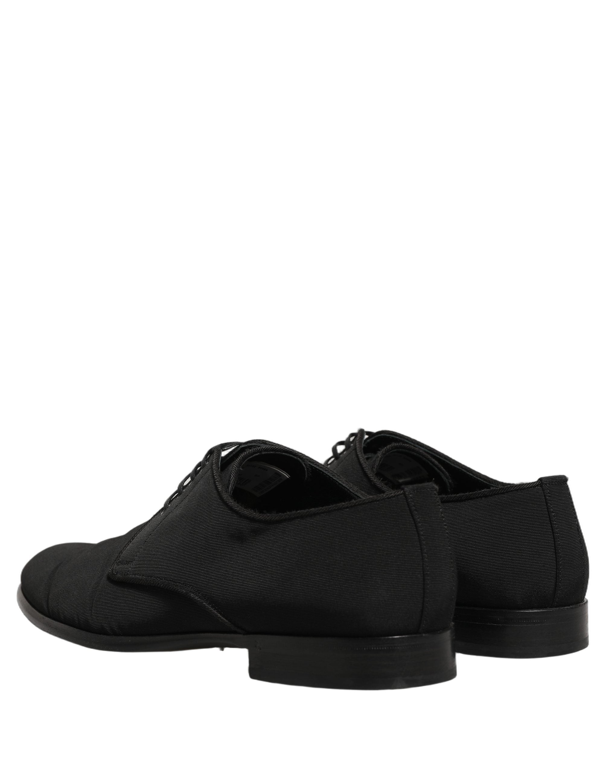 Dolce & Gabbana Black Suede Lace Up Derby Dress Formal Shoes