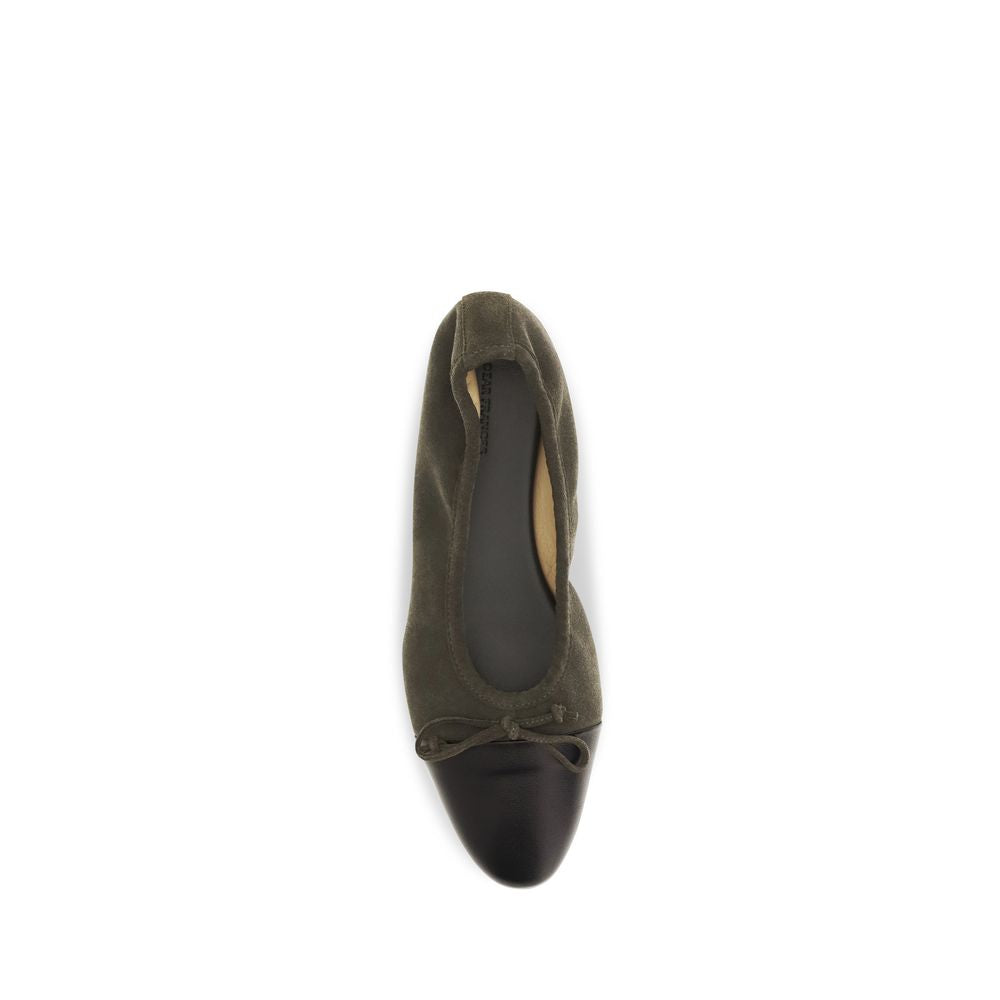 Dear Frances Bicolor Leather Ballet Flats