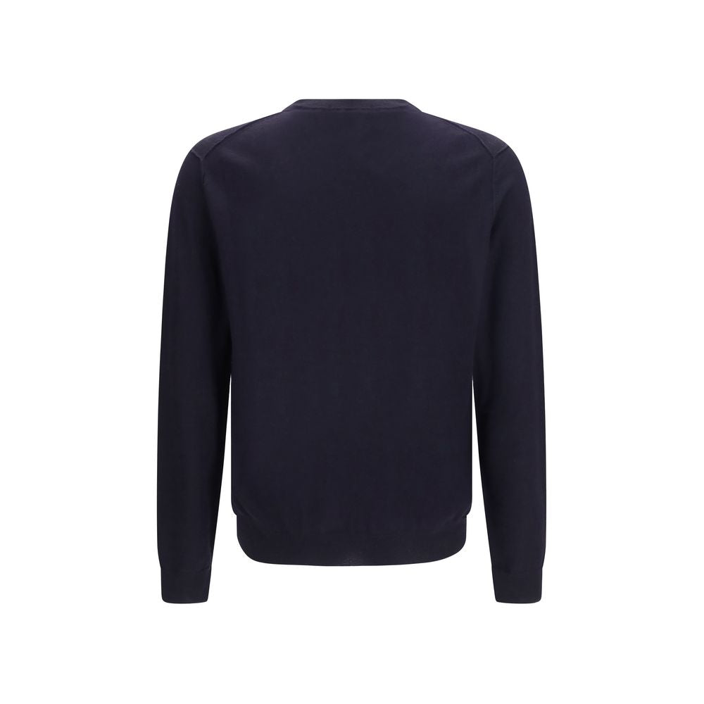 Aragona Cashmere Blue Wool Sweatshirt