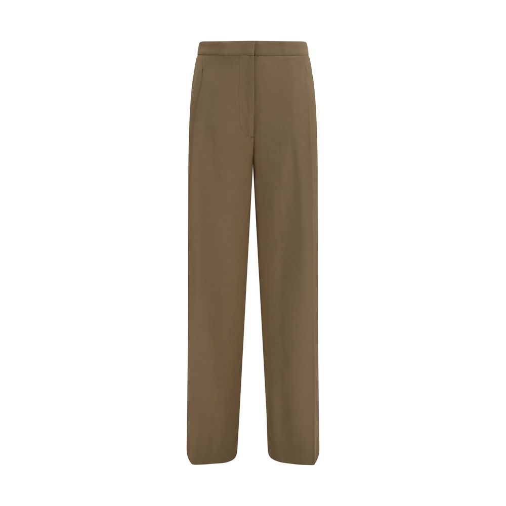 Lardini Brown Wool Casual Pants