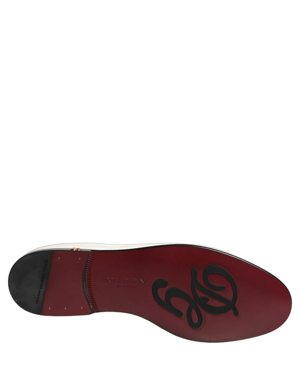 Dolce & Gabbana White Velvet Slip-On Loafers