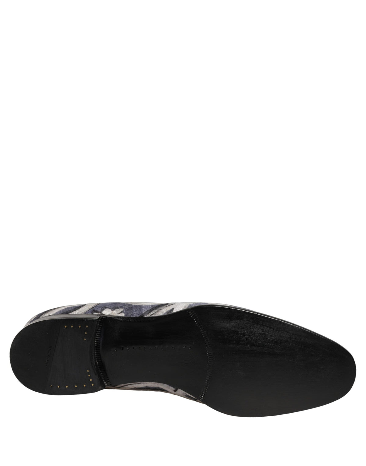 New Dolce & Gabbana Floral Tapestry Embroidery Loafer Shoes